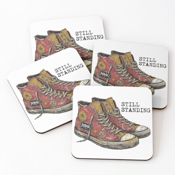 Item preview, Still Standing Vintage Punk Rock Sneakers designed and sold by Sanan Israyilli.