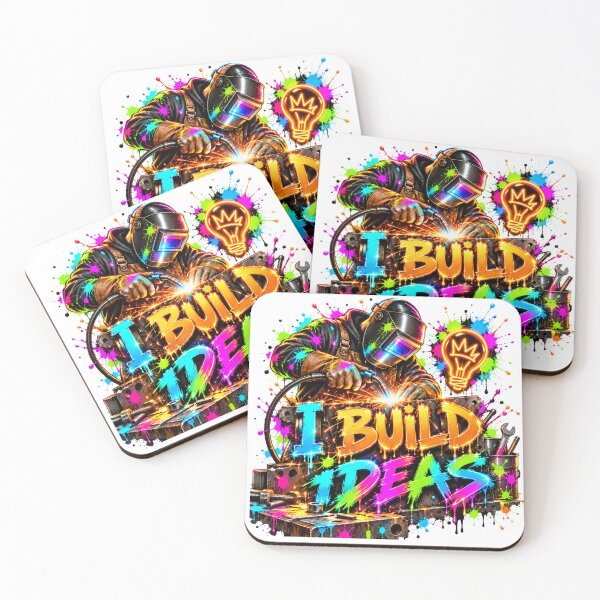 Item preview, I Build Ideas – Neon Welding Graffiti Art designed and sold by DansCreations42.