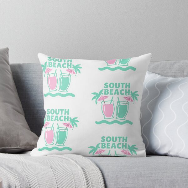 Item preview, South Beach Miami Tropical Drinks Sticker designed and sold by MaxLevelTailor.
