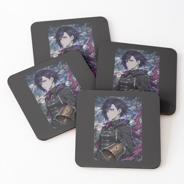 Item preview, The Tower Tarot Gothic Anime Art — Vesper Rook Storm Guardian designed and sold by boldbrushstroke.