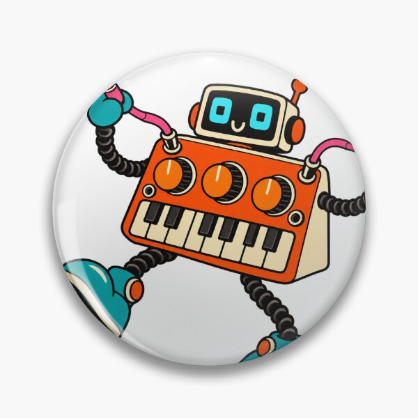 Item preview, Dancing Synthesizer Robot with Patch Cable designed and sold by Drip stamp.