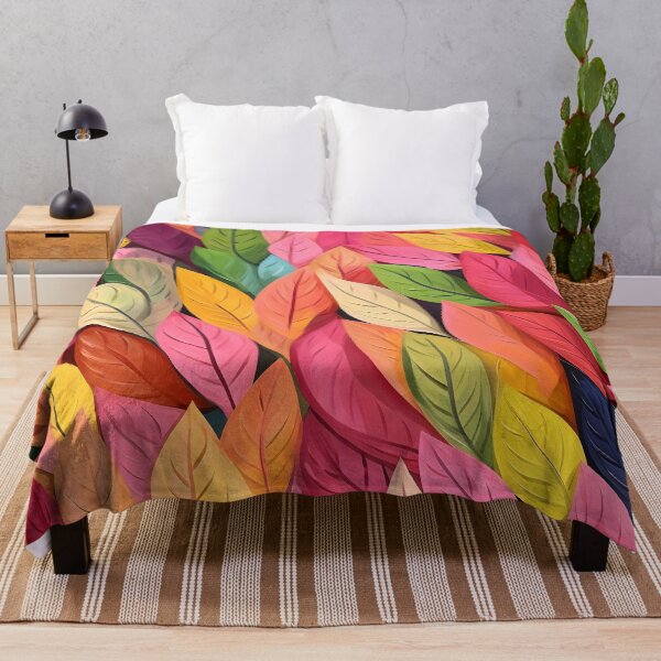 Item preview, Fantasy Fairytale Magical Rainbow-Colored Leaves Art designed and sold by DEC02.