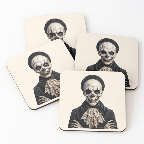 Item preview, Scary Skeleton Clown – Creepy Gothic Horror Jester designed and sold by SweetLilith.