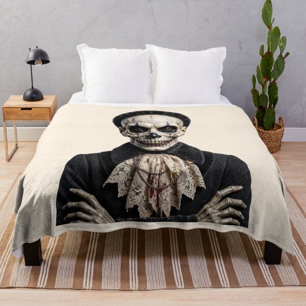 Item preview, Scary Skeleton Clown – Creepy Gothic Horror Jester designed and sold by SweetLilith.