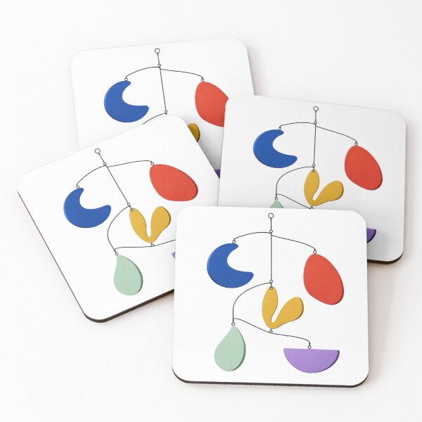 Item preview, Colorful Abstract Kinetic Garden Mobile designed and sold by Drip stamp.
