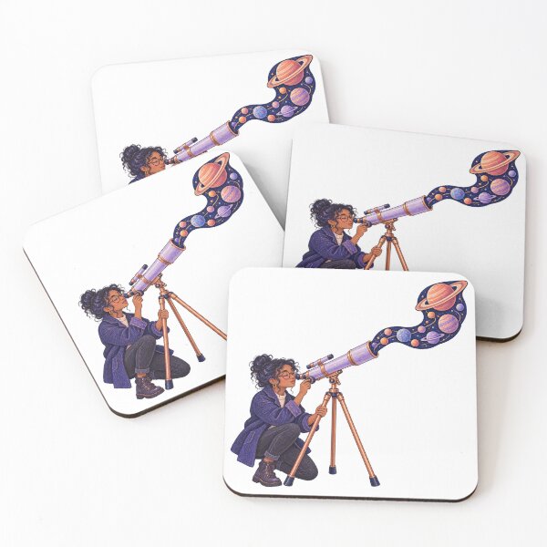 Item preview, Stargazer Telescope with a Ribbon of Planets designed and sold by Drip stamp.