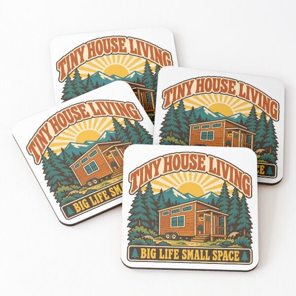 Item preview, Tiny House Gift - Big Life Small Space designed and sold by RedRubyBubble.