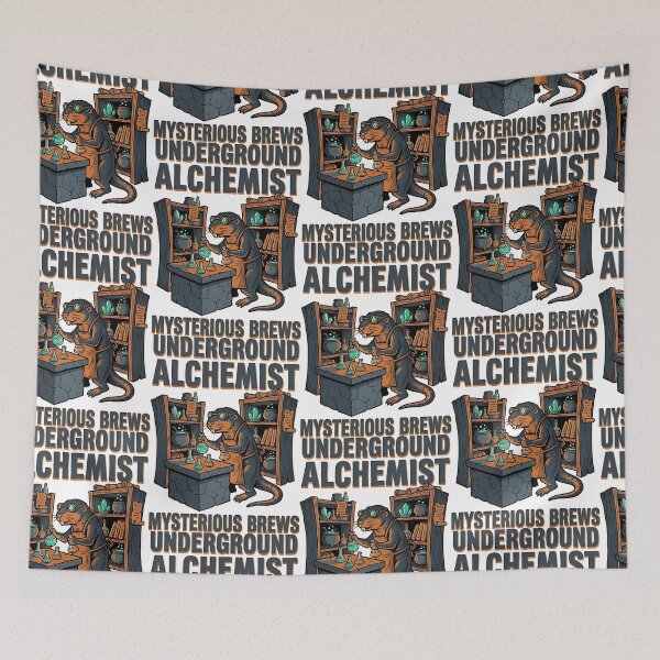 Item preview, Naked Mole-Rat Alchemist – Laboratory of Shadows designed and sold by PictoVibe.