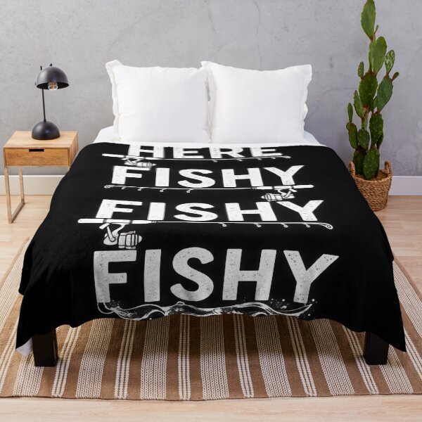 Item preview, Here Fishy Fishy Fishy, Fishing Lover, Fishermans designed and sold by Bob Meme Life.