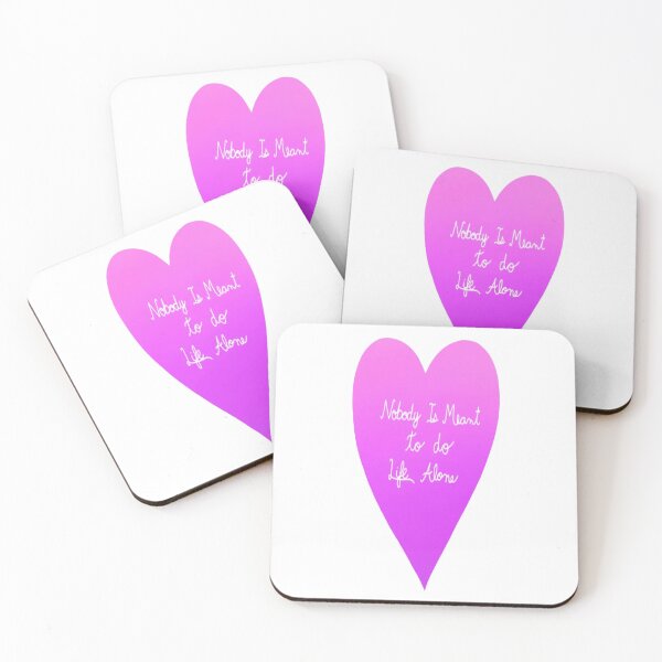 Item preview, "Nobody is Meant to do Life Alone" Gradient Heart designed and sold by MusicQueen17.
