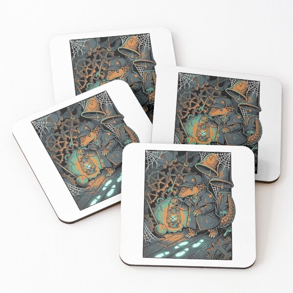 Item preview, Pangolin Clock Tower Watchman – Keeper of Midnight designed and sold by PictoVibe.
