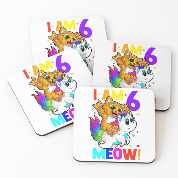 Item preview, I Am 6 Meow designed and sold by yanceydonella.