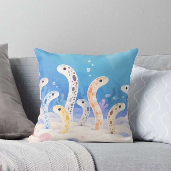 Item preview, Spotted Garden Eels Among Shells and Pink Coral designed and sold by AshiraCreations.