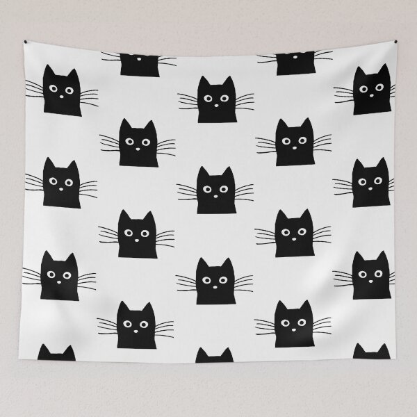 Item preview, Black Cat Face designed and sold by altman-jacks.