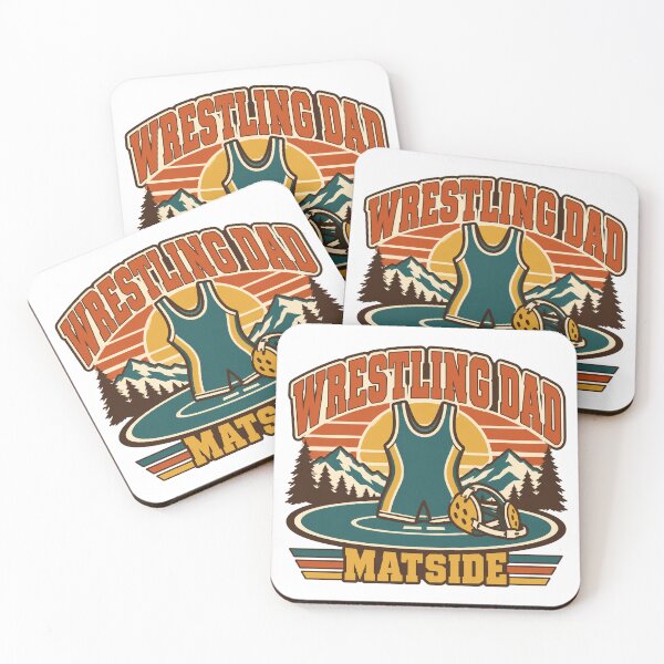 Item preview, Wrestling Dad Gift - Matside designed and sold by RedRubyBubble.