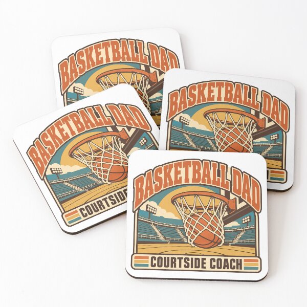 Item preview, Basketball Dad Gift - Courtside Coach designed and sold by RedRubyBubble.