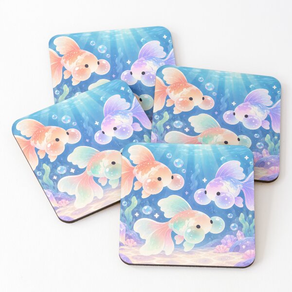 Item preview, Bubble Eye Goldfish in a Pastel Crystal Garden designed and sold by AshiraCreations.