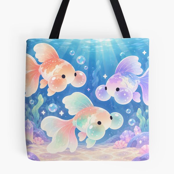 Item preview, Bubble Eye Goldfish in a Pastel Crystal Garden designed and sold by AshiraCreations.
