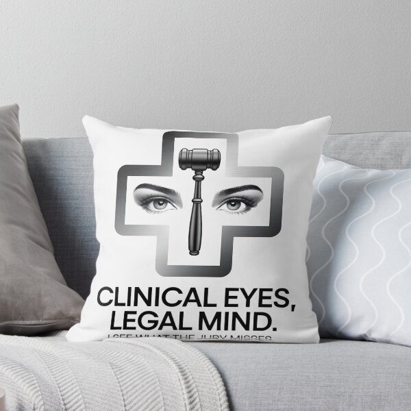 Item preview, Clinical Eyes, Legal Mind – Funny Legal Nurse Consultant Gift designed and sold by CuteDesignables.
