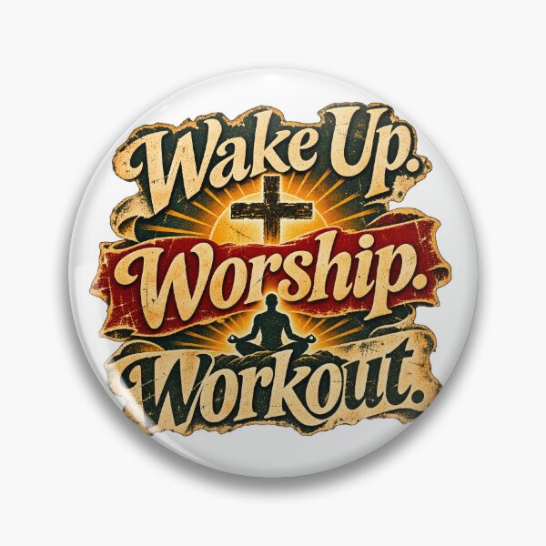 Item preview, Wake Up. Worship. Workout designed and sold by TOMSZE.