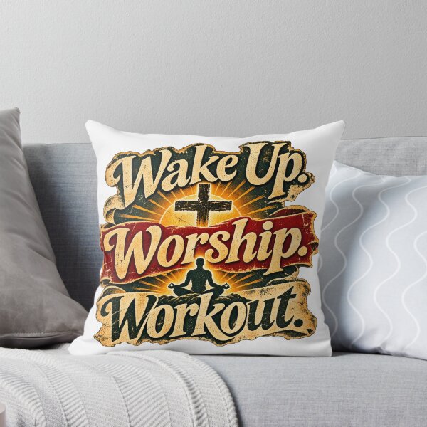 Item preview, Wake Up. Worship. Workout designed and sold by TOMSZE.