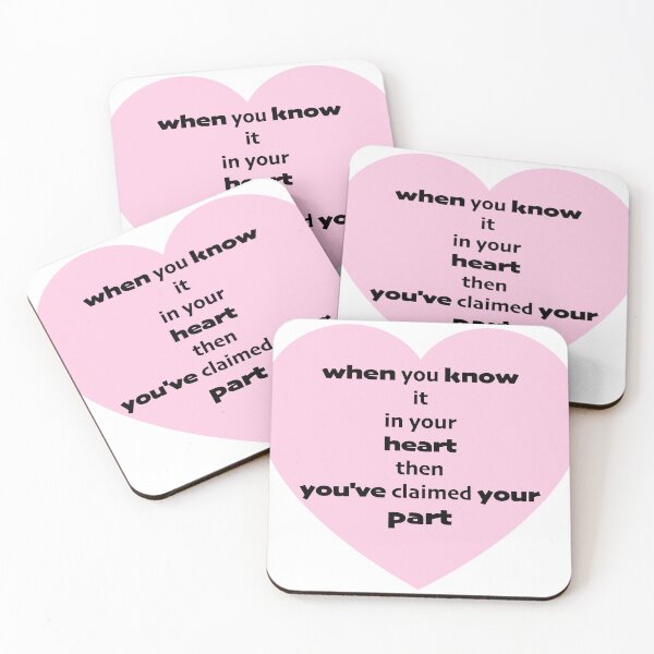 Item preview, Know it in Your Heart designed and sold by MAC Art&Designs.