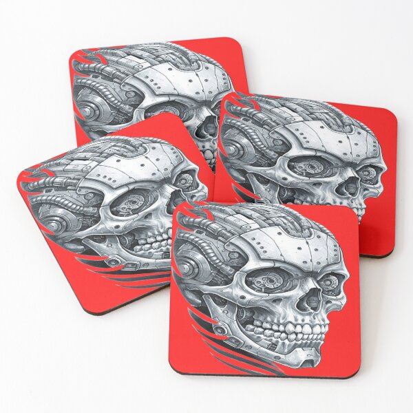 Item preview, robomechanic skull designed and sold by pksart1.