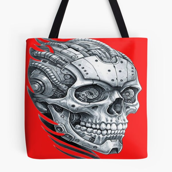 Item preview, robomechanic skull designed and sold by pksart1.