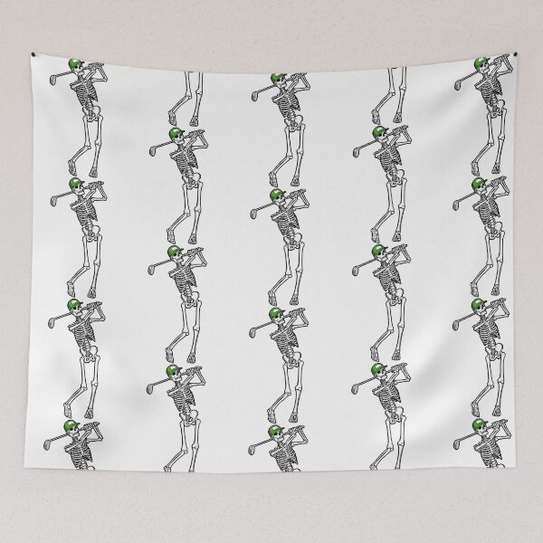 Item preview, Golf Funny Golfing Skeleton Golfer Halloween Pattern designed and sold by marc-palia.