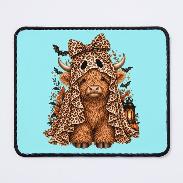 Item preview, Highland Cow Halloween Ghost Costume designed and sold by Bob Meme Life.
