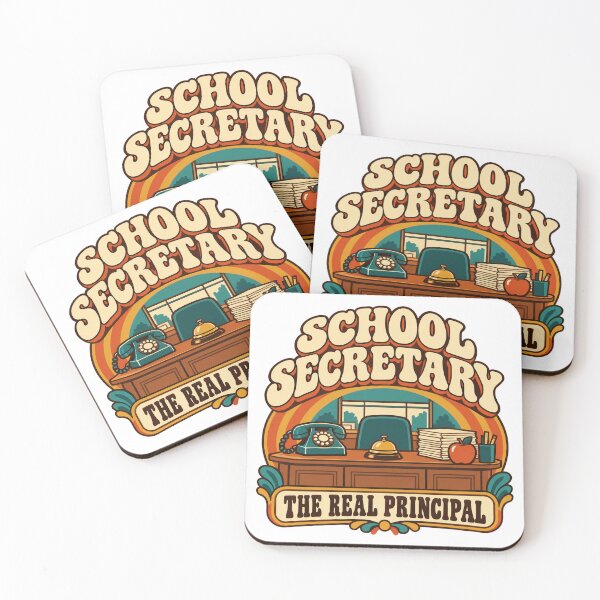 Item preview, School Secretary Gift - The Real Principal designed and sold by RedRubyBubble.
