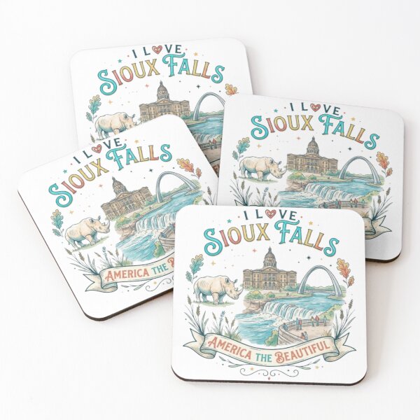 Item preview, Vintage Sioux Falls South Dakota T-Shirt | Retro Sioux Falls SD Nature & Skyline Tee designed and sold by Illumine-World.