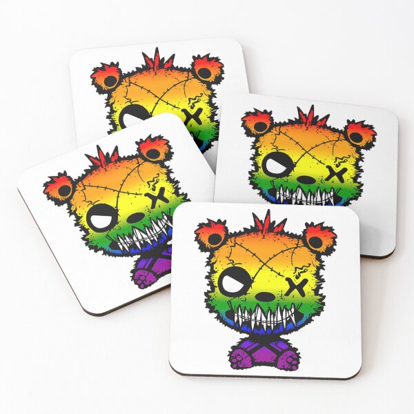 Item preview, Goth Lgbtq Rainbow Bear Pride Flag Rainbow Goth Design designed and sold by jarrellclaretha.