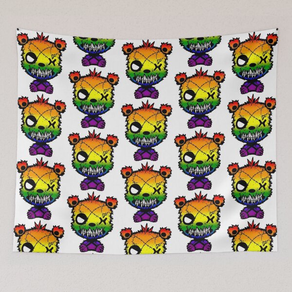 Item preview, Goth Lgbtq Rainbow Bear Pride Flag Rainbow Goth Design designed and sold by jarrellclaretha.