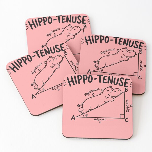 Item preview, Hippo-Tenuse Triangle Cheer designed and sold by lcnsdjstrtry.