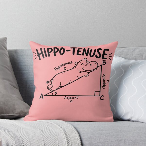 Item preview, Hippo-Tenuse Triangle Cheer designed and sold by lcnsdjstrtry.