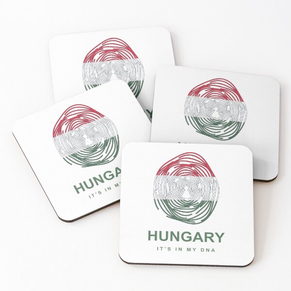 Item preview, Hungary It's in My DNA Fingerprint – Proud Hungarian Heritage Flag Gift designed and sold by youngVl.