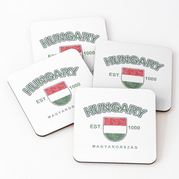 Item preview, Vintage Hungary Varsity Flag Shield – Retro Hungarian Pride designed and sold by youngVl.