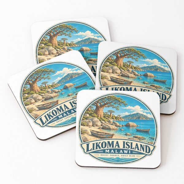 Item preview, Likoma Island Malawi Rocky Shores Quiet Blue Travel Vacation Souvenir designed and sold by Simsimah26Parks.