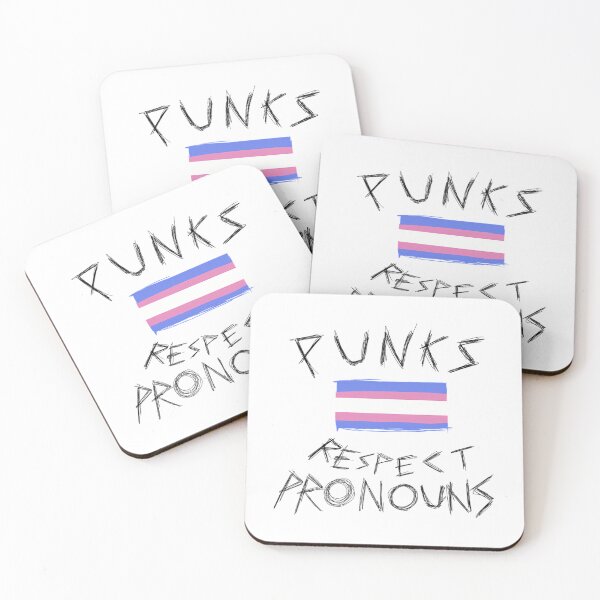 Item preview, Punks Respect Pronouns designed and sold by jarrellclaretha.
