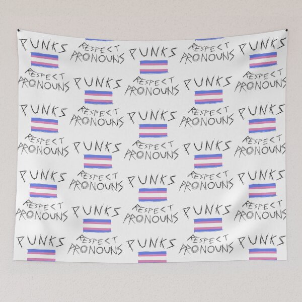 Item preview, Punks Respect Pronouns designed and sold by jarrellclaretha.