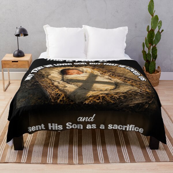 Item preview, Christmas Nativity Shadow of the Cross of Jesus designed and sold by Lion and Lamb Design.