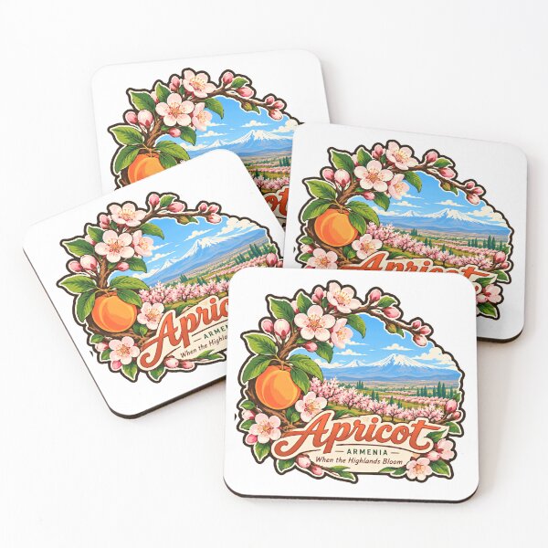 Item preview, Apricot Armenia When The Highlands Bloom Armenian Culture Travel Fruit designed and sold by JonesFlora2025.