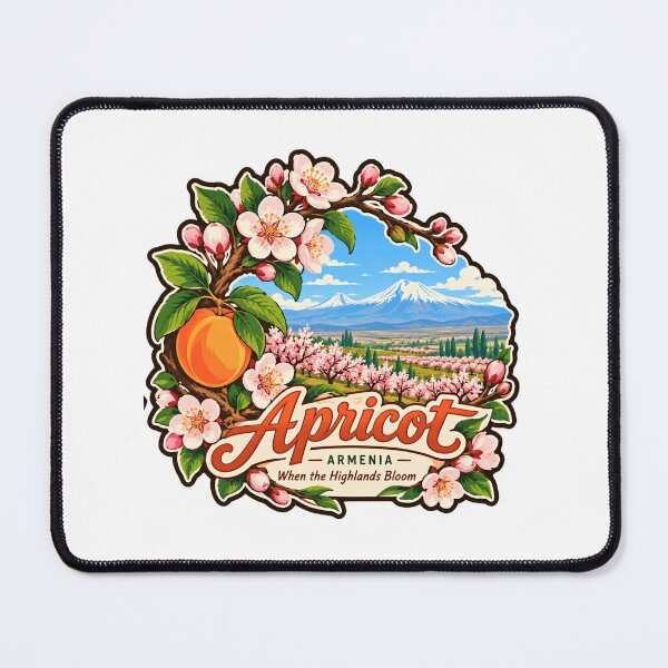 Item preview, Apricot Armenia When The Highlands Bloom Armenian Culture Travel Fruit designed and sold by JonesFlora2025.