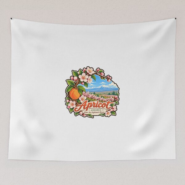 Item preview, Apricot Armenia When The Highlands Bloom Armenian Culture Travel Fruit designed and sold by JonesFlora2025.