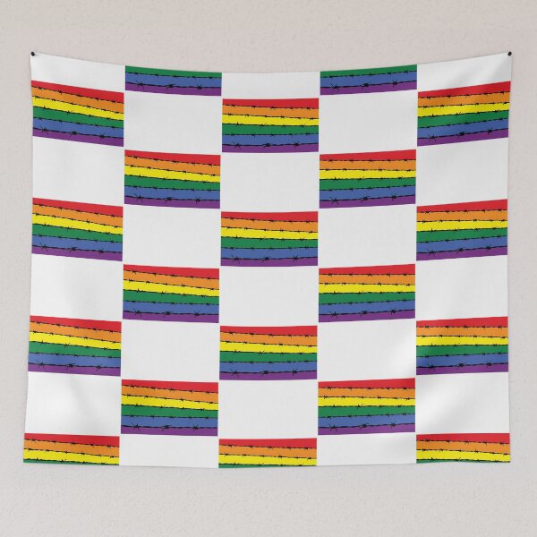 Item preview, Rainbow Resist Flag - Pride Colourful Lgbtq Anti Fascist Support designed and sold by jarrellclaretha.