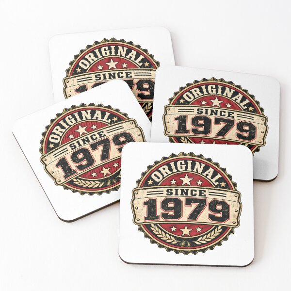 Item preview, Original Since 1979 Vintage Birthday Emblem Badge designed and sold by Photo-Sphere101.