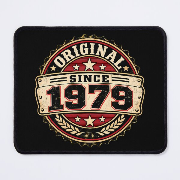 Item preview, Original Since 1979 Vintage Birthday Emblem Badge designed and sold by Photo-Sphere101.