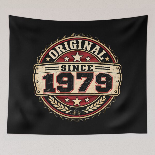 Item preview, Original Since 1979 Vintage Birthday Emblem Badge designed and sold by Photo-Sphere101.