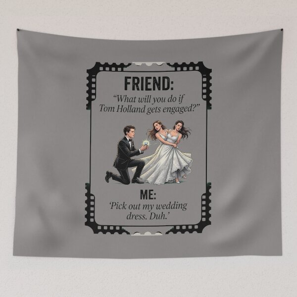 Item preview, Tom Holland Engagement Fan Reaction Art-57 designed and sold by JanDorflein.